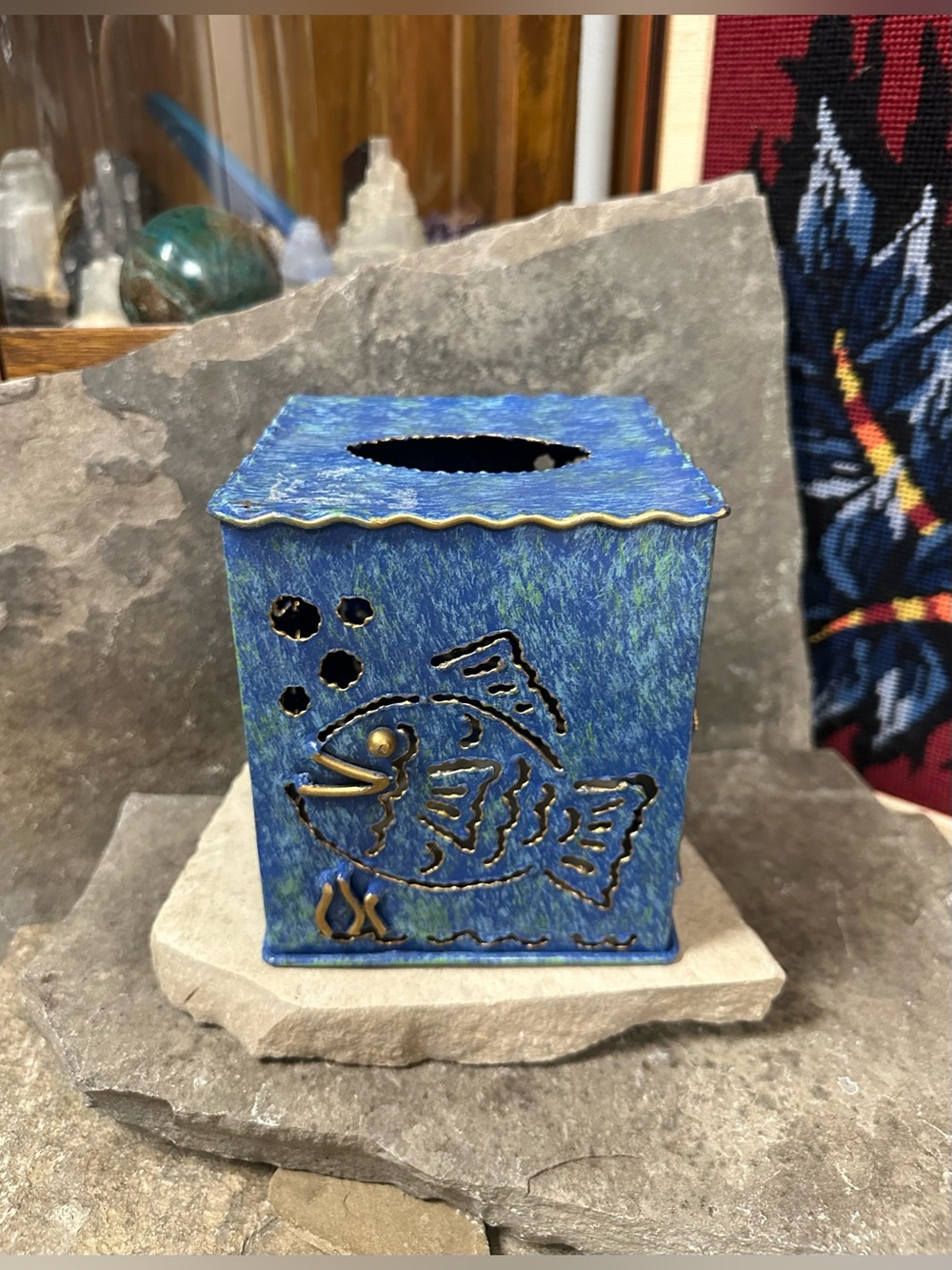 Fish 🐟 Seastar, & Clam Decorative Tissue Box Cover